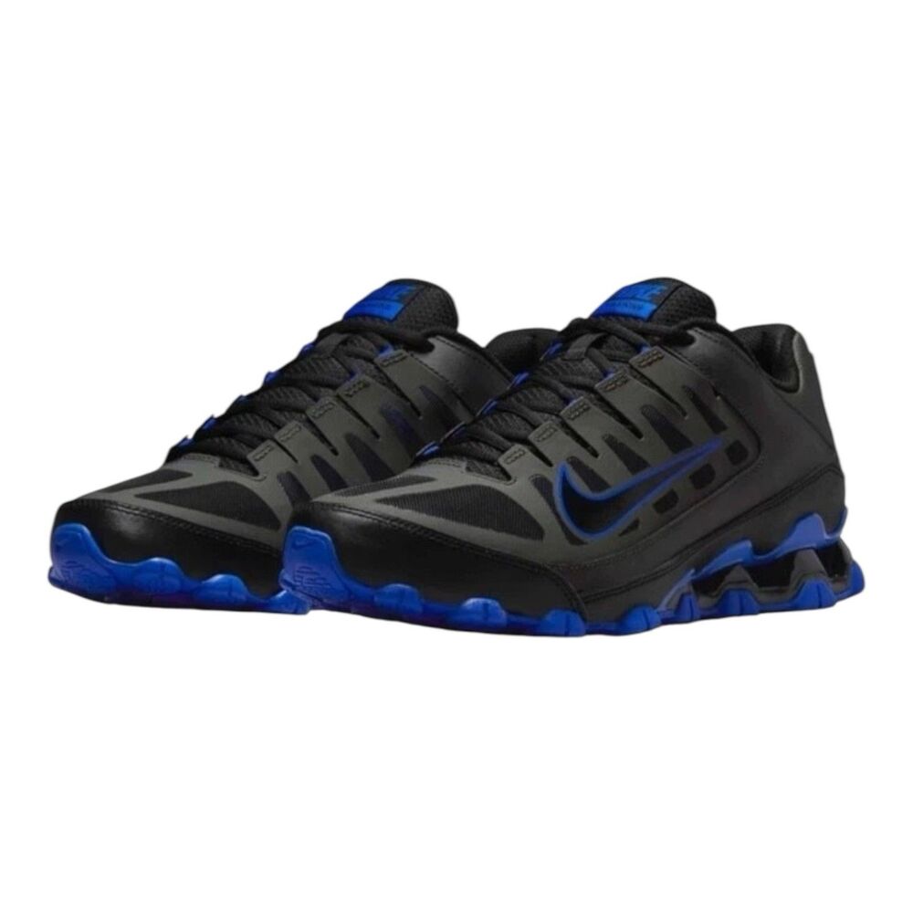 Nike Reax 8 TR Mesh Shoes Mens Size 11 Newsprint Racer Blue Training 621716-012